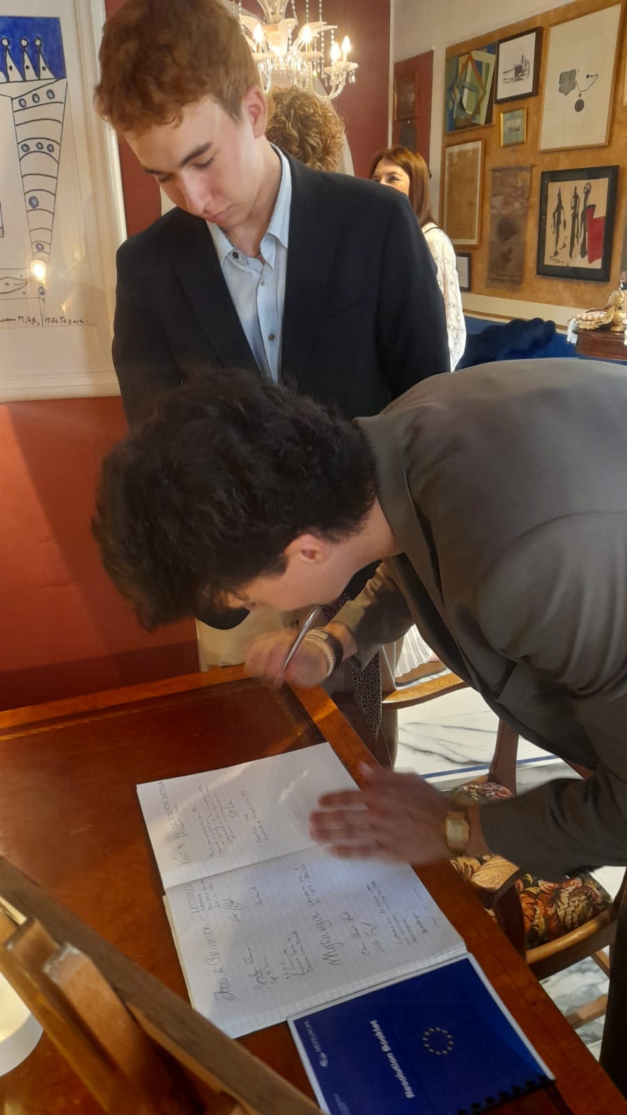 News | A Special Moment in Gozo: Presenting the iMEP 64 Resolution Booklet to President Roberta Metsola | Model European Parliament News | A Special Moment in Gozo: Presenting the iMEP 64 Resolution Booklet to President Roberta Metsola | Model European Parliament